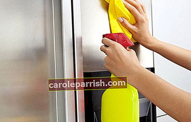 冷蔵庫の外側を掃除する方法