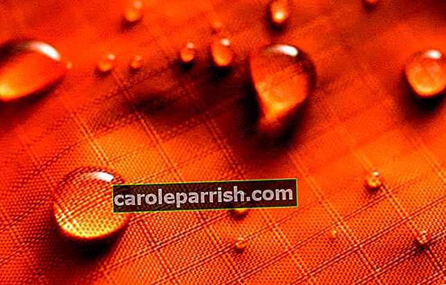 kain diperlakukan dengan waterproofing anti noda