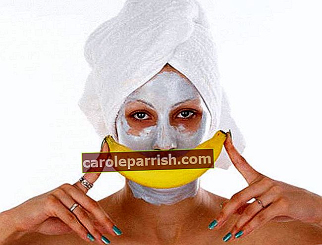 Bananenmaske zur Behandlung von krausem Haar