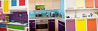 dapur berwarna-warni