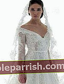 Hochzeitskleid und Schleier