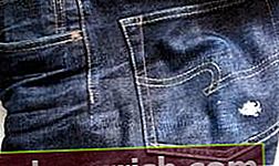 jeans macchiati
