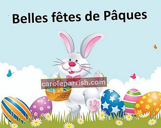 eine Karte, um Ostern mit einem Kaninchen und Eiern zu feiern