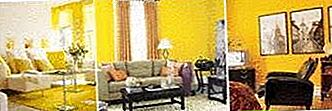 gelbes Wohnzimmer