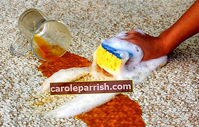 Trick, um Flecken von Teppichen und Teppichböden zu entfernen