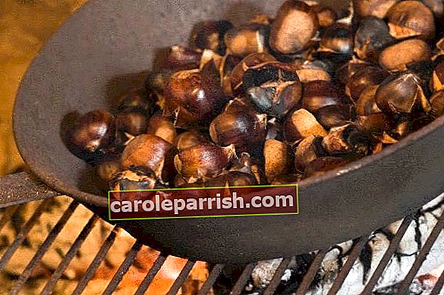 cara memasak chestnut di perapian